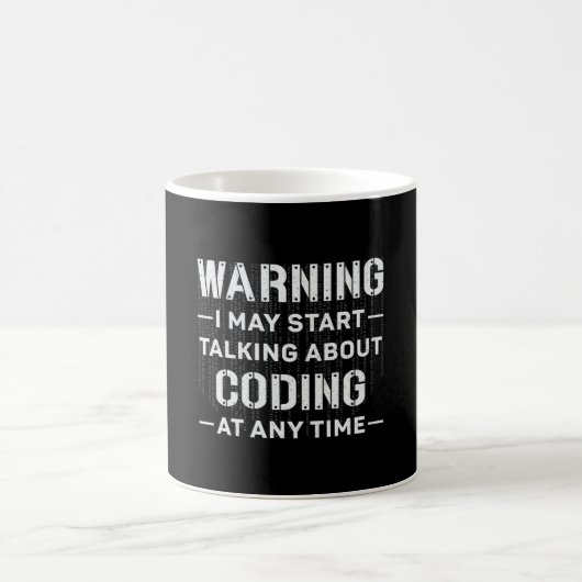 Mug Avertissement Je Peux Commencer À Coder Médicale C (Centre)