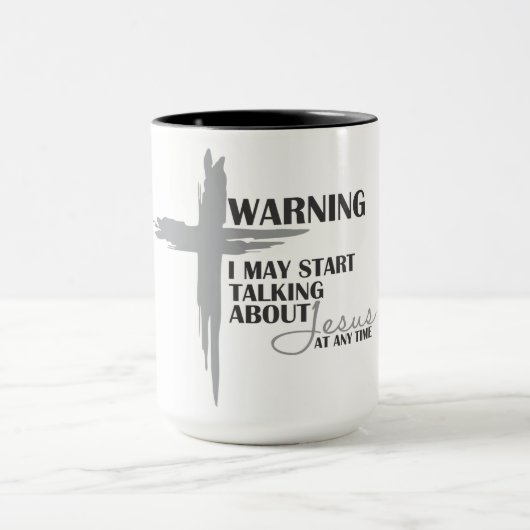 Mug Avertissement Je Pourrais Commencer À Parler De Jé (Centre)