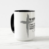 Mug Avertissement Je Pourrais Commencer À Parler De Jé (Devant gauche)