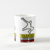 Mug Avertissement Je Saute Tout - Parc de Free Running (Centre)