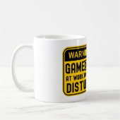 MUG AVERTISSEMENT JEU DEV AU TRAVAIL NE DÉTOURNER PAS (Gauche)