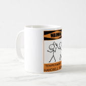 Mug Avertissement Joueur de sonnette temporaire (Devant gauche)