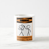 Mug Avertissement Joueur de sonnette temporaire (Centre)