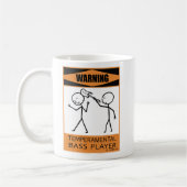 Mug Avertissement Lecteur de basse Température Café Mu (Gauche)