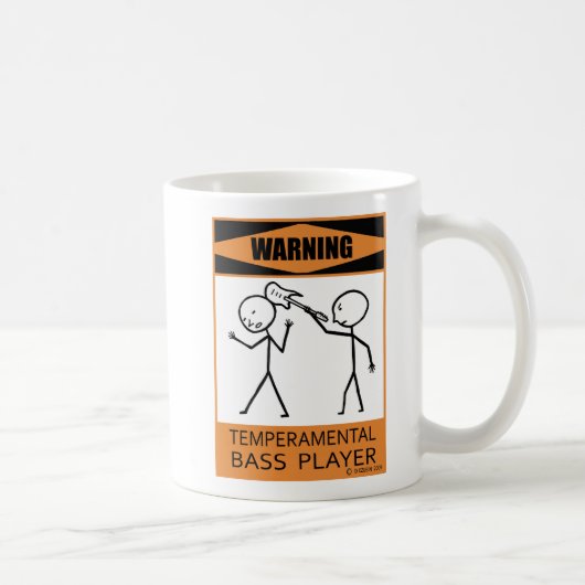Mug Avertissement Lecteur de basse Température Café Mu (Droite)