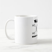 Mug Avertissement ! Niveaux élevés de dopamine à (Gauche)