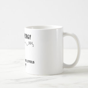 Mug Avertissement ! Niveaux élevés de dopamine à