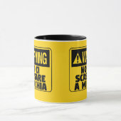 Mug Avertissement Non Ci Scassare un Minchia Funny Sic (Centre)