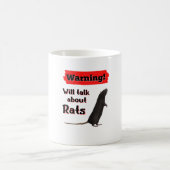 Mug Avertissement Parlant De Rats (Centre)