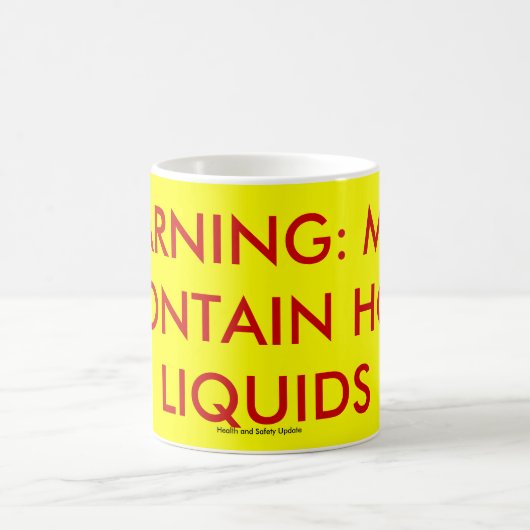 Mug AVERTISSEMENT : PEUT CONTENIR MAI CONTIENNENT la (Centre)