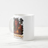 Mug "AVERTISSEMENT : Peut exploser sans préavis" – Fan (Devant gauche)
