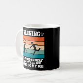 Mug AVERTISSEMENT pour éviter les blessures Ne me le d (Devant gauche)