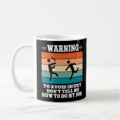 Mug AVERTISSEMENT pour éviter les blessures Ne me le d (Gauche)