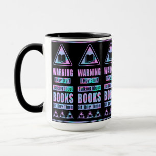 Mug Avertissement pour les amateurs de livres de Pearl