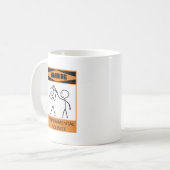 Mug Avertissement Violoniste temporaire (Devant gauche)