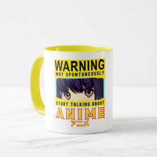 Mug AvertissementPeut Commencer à Parler Spontanément