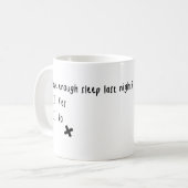 Mug Avez-vous assez de sommeil la nuit dernière ? ? (Devant gauche)