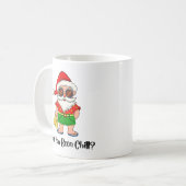 Mug Avez-Vous Été Chaleureux ? Père Noël de Noël sur B (Devant gauche)