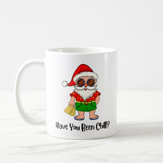 Mug Avez-Vous Été Chaleureux ? Père Noël de Noël sur B (Gauche)