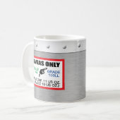 Mug AVGAS / 100LL carburant seulement 11 oz (Devant gauche)