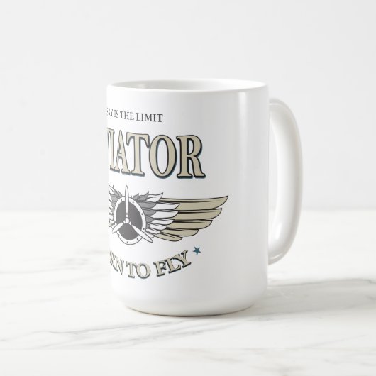 Mug Aviateur (Devant droit)