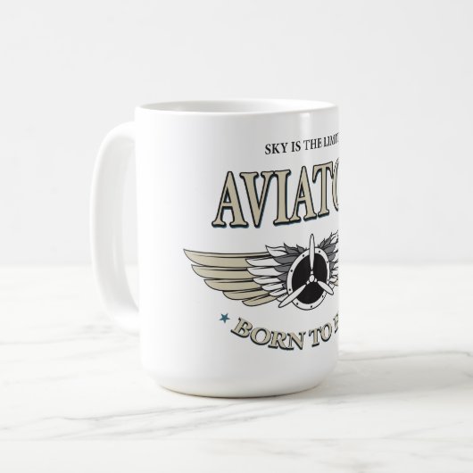 Mug Aviateur (Devant gauche)