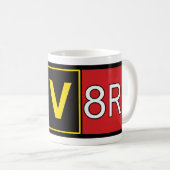 Mug Aviateur - AV8R - (Devant droit)