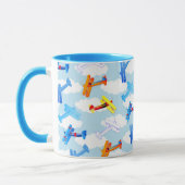 Mug Aviateur d'avion vintage (Gauche)