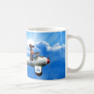 Mug "Aviateur de teckel" conçu par Zermeno