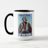 Mug Aviateurs noirs : Service militaire de combat de 2 (Gauche)
