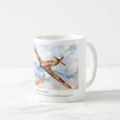 Mug Aviation Art Poster "Hawker Hurricane" (Devant droit)
