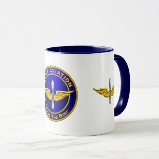 Mug Aviation de l'Armée (Devant droit)
