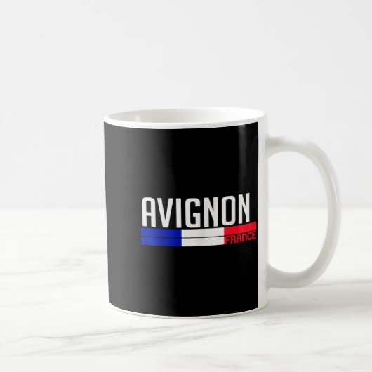 Mug Avignon France Flag Travel Souvenir For Locals And (Droite)