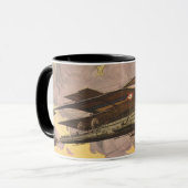 Mug Avion à hydravion de science-fiction vintage (Devant gauche)