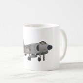 Mug Avion à réaction Sea Harrier (Devant droit)