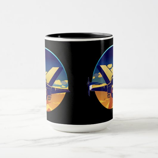 Mug Avion avion de combat (Centre)