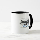 Mug Avion basse aile (Devant droit)