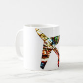 Mug Avion - conception de scintillement de cool de (Devant gauche)