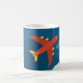 Mug Avion dans le pilote de garçon de ciel (Centre)