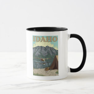 Mug Avion de Bush et pêche - Idaho