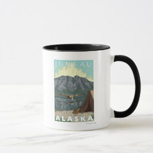 Mug Avion de Bush et pêche - Juneau, Alaska