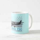 Mug Avion de Cessna 150 (Devant droit)