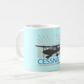 Mug Avion de Cessna 150 (Devant gauche)