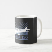 Mug Avion de Cessna 150 (Devant droit)