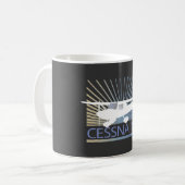 Mug Avion de Cessna 150 (Devant gauche)