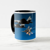 MUG AVION DE CHASSE DE FUSÉES (Devant gauche)
