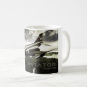 Mug Avion de chasse du fantôme F-4 (Devant droit)
