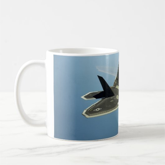 Mug Avion de chasse F-22 (Gauche)