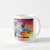 Mug Avion de chasse F-35 (Devant droit)