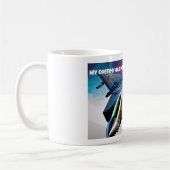 Mug Avion de chasse F-35 (Gauche)
